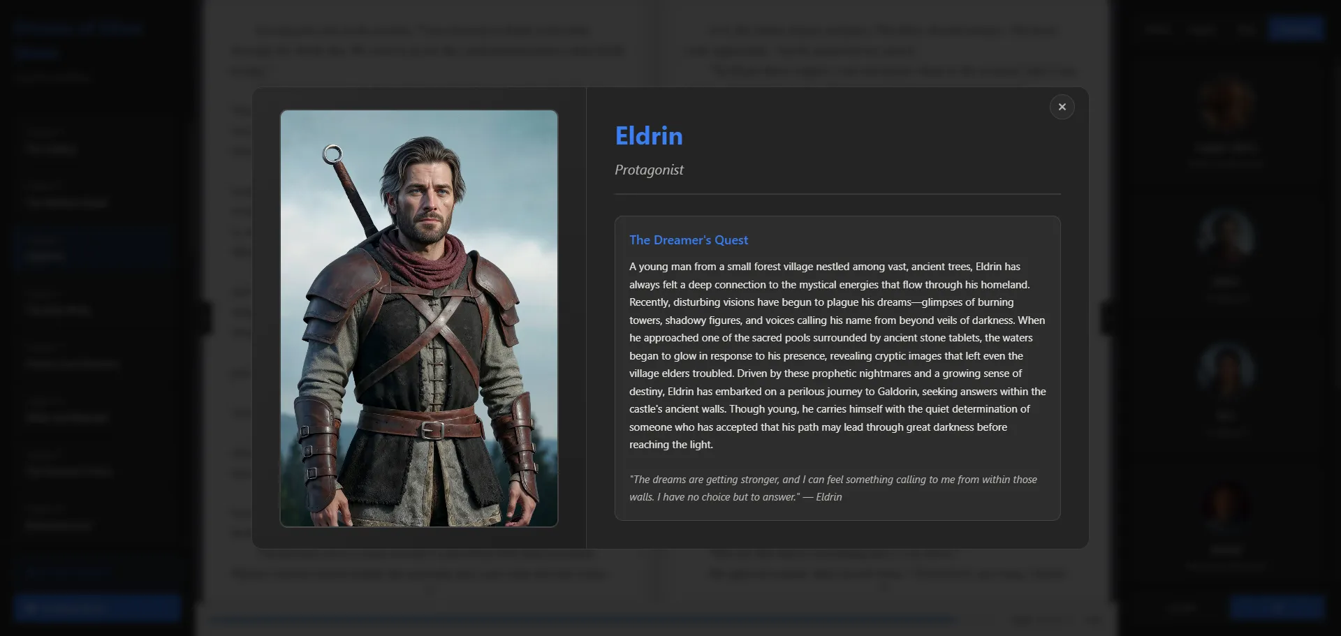 Character - Eldrin